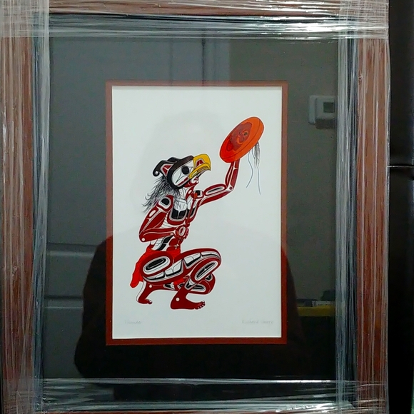 Canadian native art framed print - Picture 3 of 3